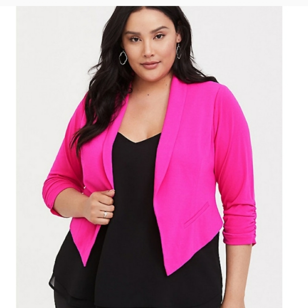 Torrid Hot pink blazer